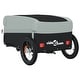preview thumbnail 25 of 31, vidaXL Bike Trailer Kids Bicycle Cargo Trailer Cart Wagon with Tow Bar Iron