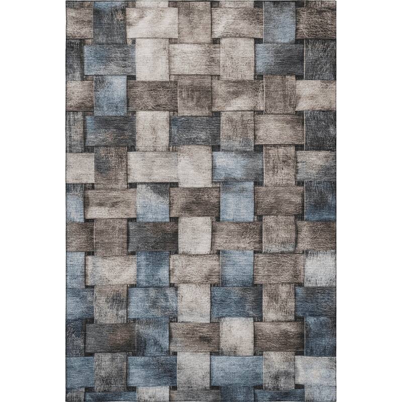 Premium Washable Super Soft Basketweave Mayfield Rug