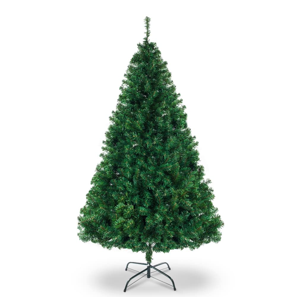 Green PVC Iron Christmas Tree with Branches and Stand - (43.3 x 43.3 x 70.9)"