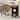 Kitchen Island with 5 Open Shelves, Industrial Dining Island Table with Large Worktop, Freestanding Kitchen Island Table