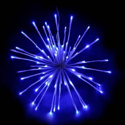 Christmas LED Spritzer Blue 16 Inch