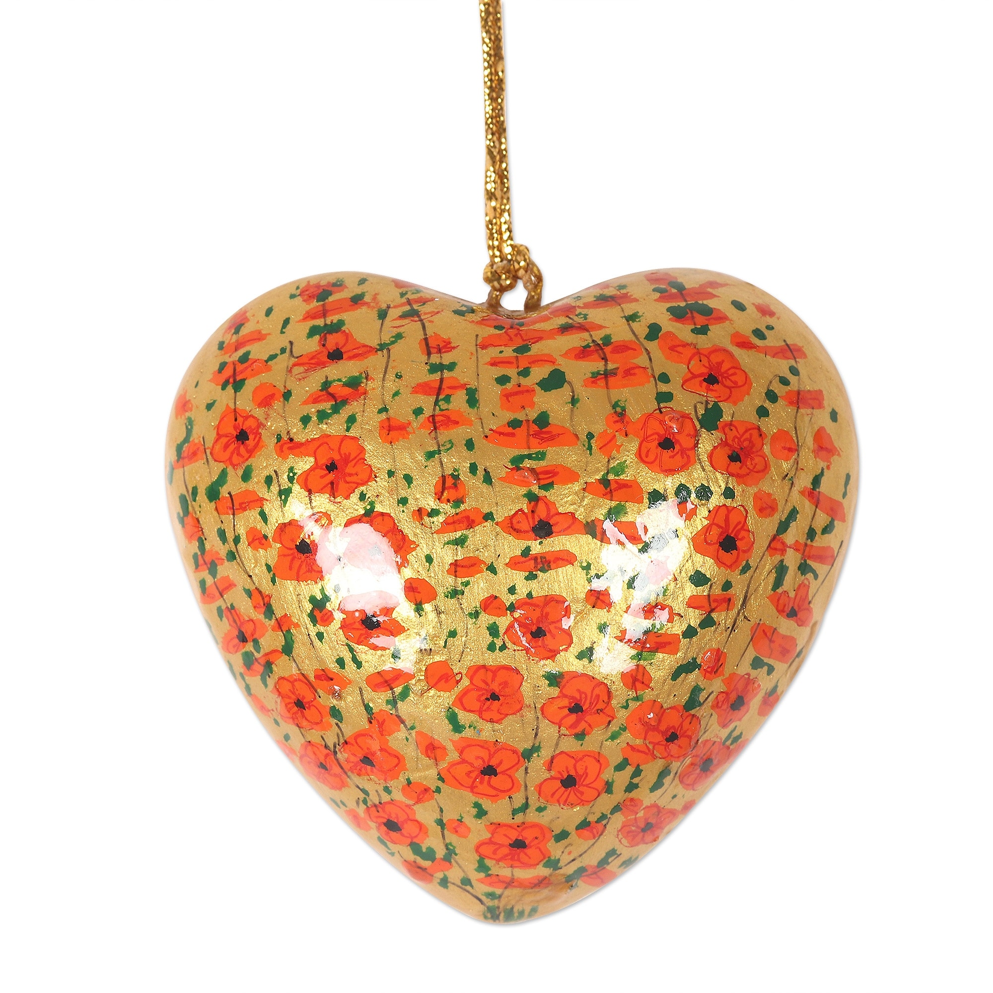 Novica Handmade Christmas Garlands Papier Mache Ornaments (Set Of 5)