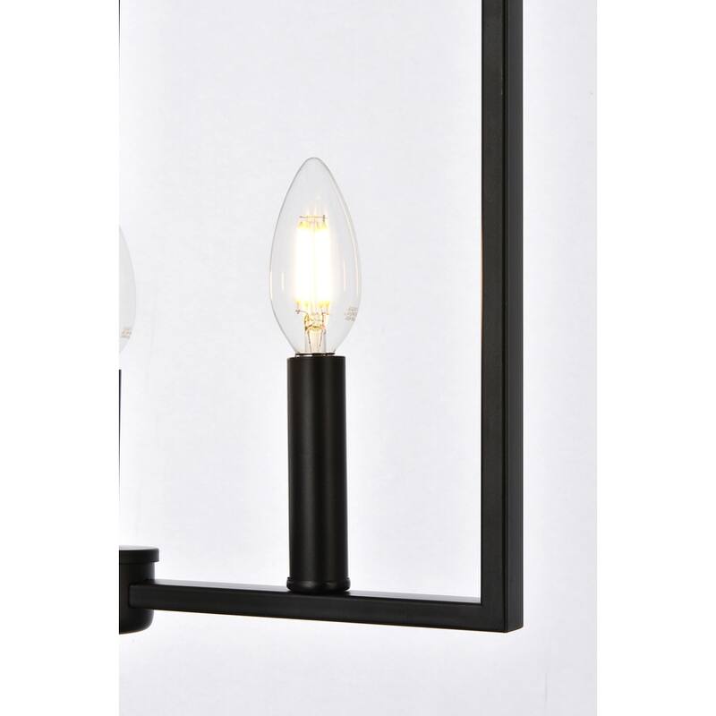 Viola 3 Light Pendant in black - 14 Inch