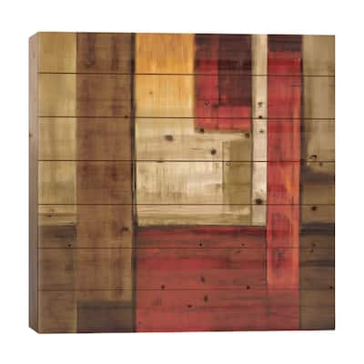 Crossover II Print On Wood by Aaron Summers - Multi-Color
