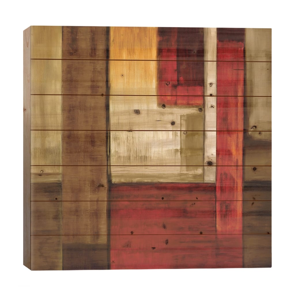 Crossover II Print On Wood by Aaron Summers - Multi-Color