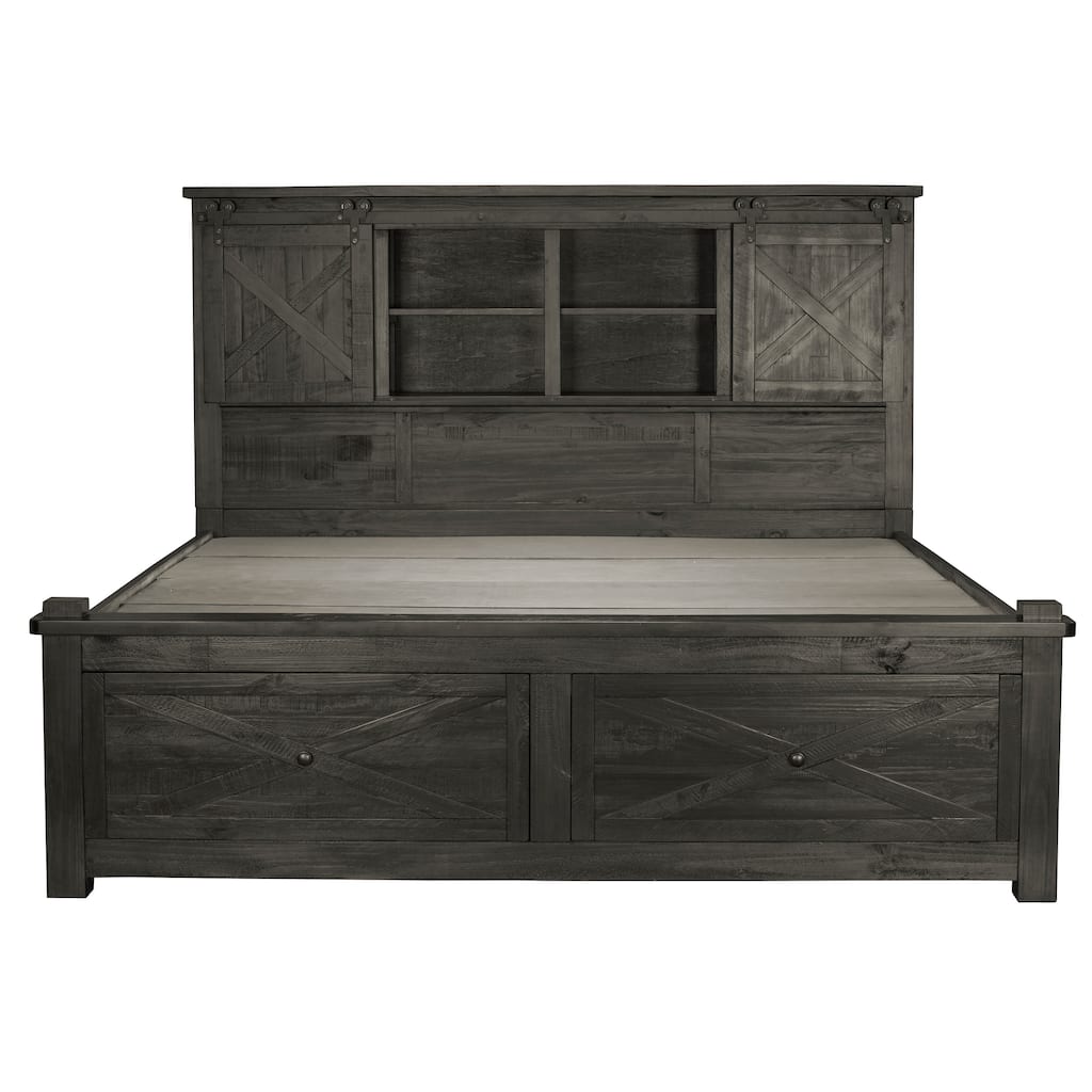 Simply Solid Sharla Solid Wood Storage Platform Bed
