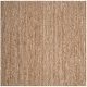 preview thumbnail 97 of 145, SAFAVIEH Jerneja Handmade Solid Chunky Jute Area Rug 10' x 10' Square - Natural/Ivory