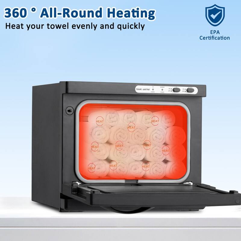 Hot Towel Warmer for Facials Massage, Aluminum Chamber, Salon Beauty Spa Barbershop Equipment