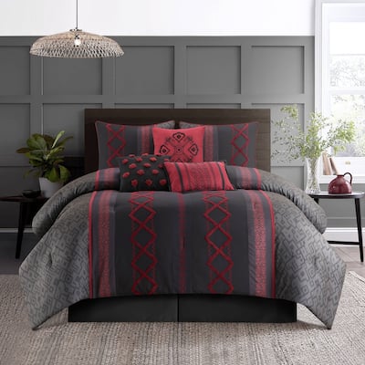 Nanshing Trina Embroidered 7-Piece Comforter Set