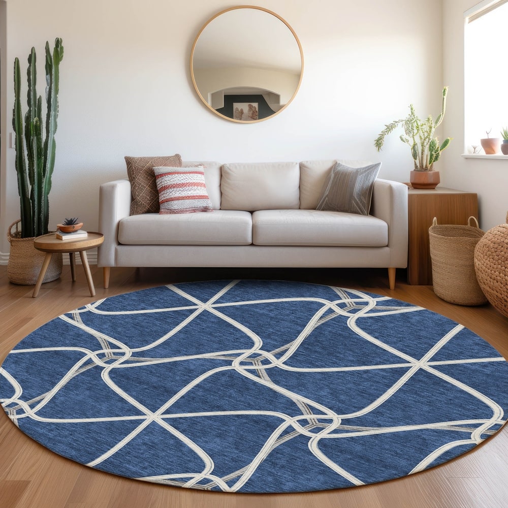 Premium Washable Super Soft Contemporary Geo Mayfield Rug