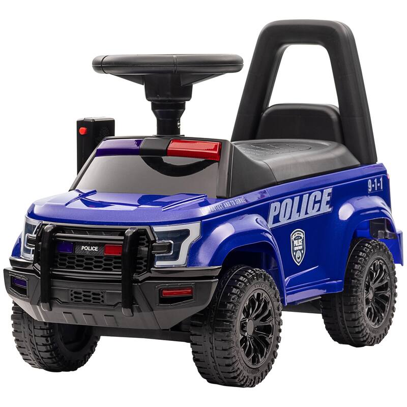 Foot-to-Floor Sliding Car for Toddlers with Working PA System, Under-Seat Storage, and Safety Design for 18-60 Months Kids