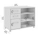 preview thumbnail 4 of 7, Hustle Office Storage Cabinet with Wheels by Bush Business Furniture Platinum Gray