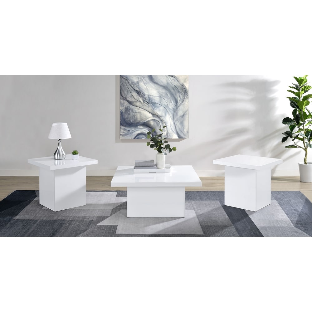 Devar Square Coffee And End Table Set