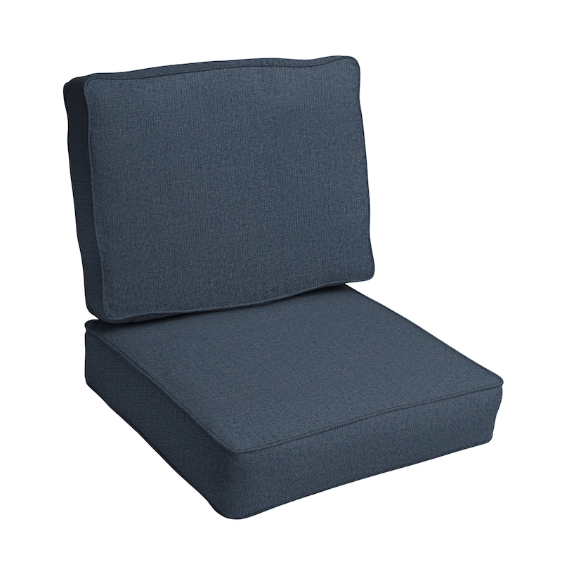 Sorra Home Sunbrella Outdoor Corded Deep Seating Cushion Set