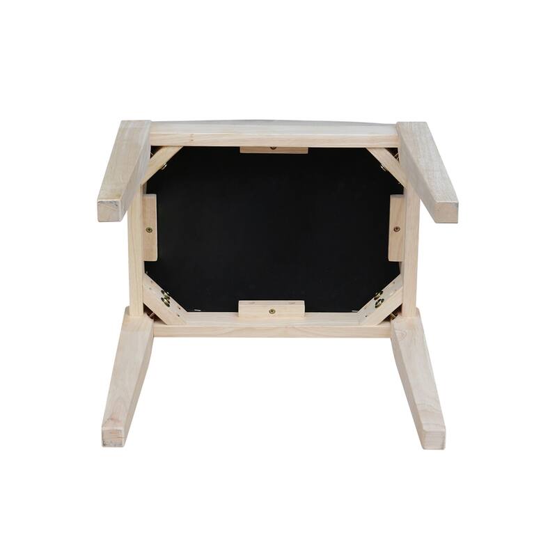 Solid Wood Upholstered Vanity Bench