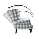 preview thumbnail 18 of 100, Olympus Upholstered Classic Manual Wingback Recliner with Spindle Legs by HULALA HOME