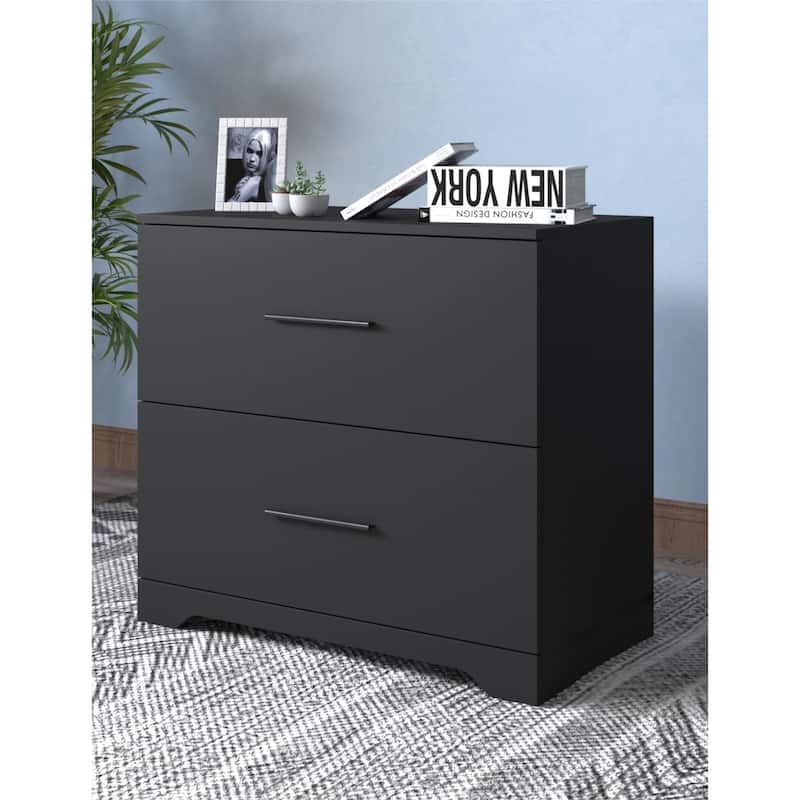 2-Drawer Lateral Filing Cabinet, Storage Filing Cabinet for Home Office