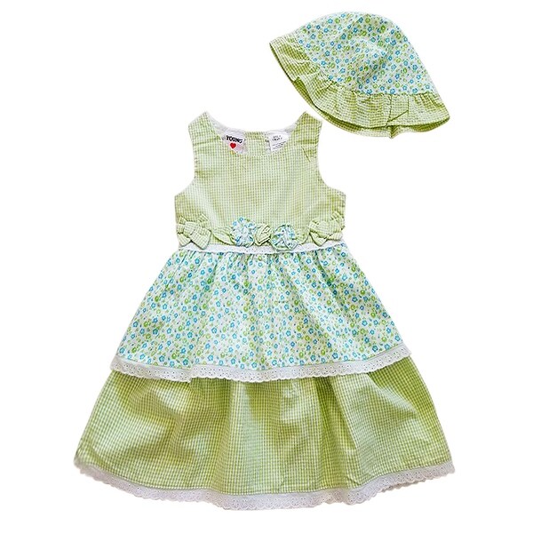 light green girls dress