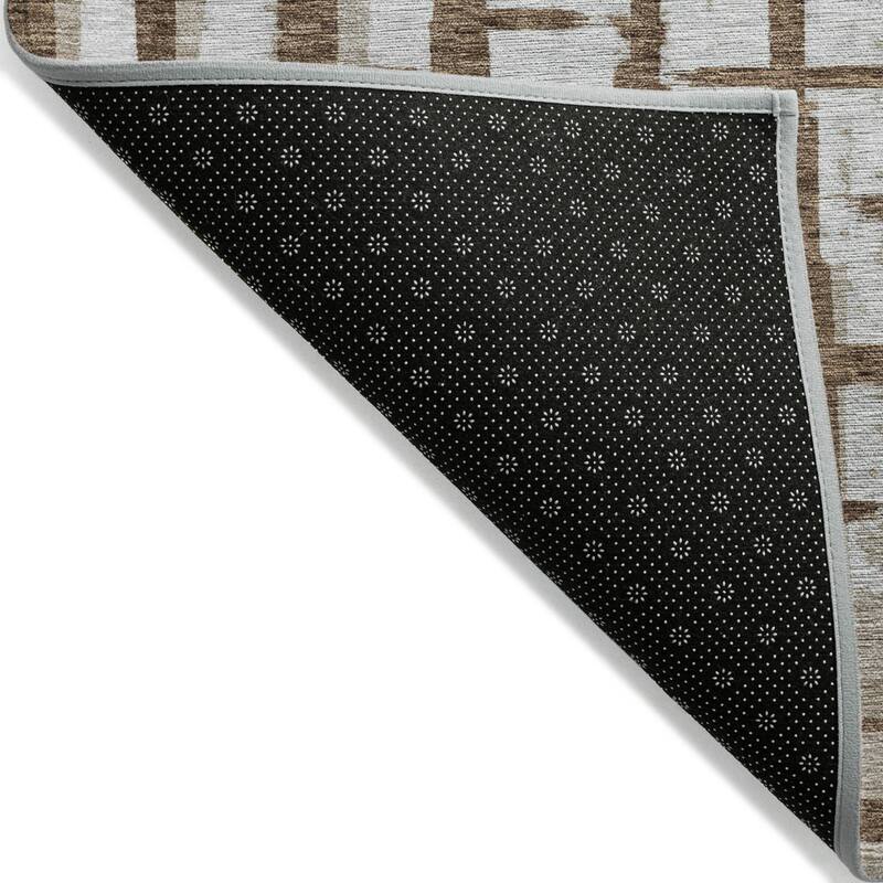 HomeRoots Striped Transitional Rectangle Outdoor Rug