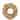 Artificial Feather Wreath - 14" - Gold