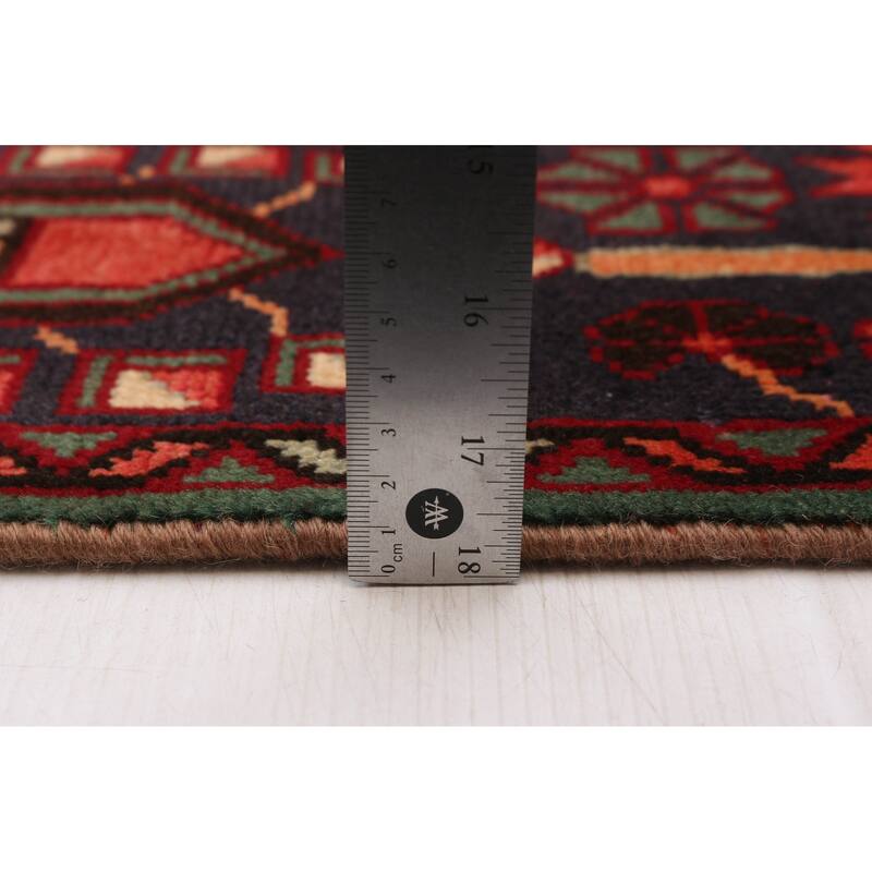 ECARPETGALLERY Hand-knotted Melis Vintage Navy Wool Rug - 5'3 x 9'4