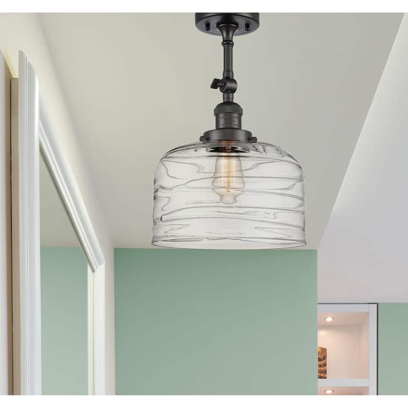 Innovations Lighting Franklin Restoration Bell 1 Light 12" Semi-Flush Mount