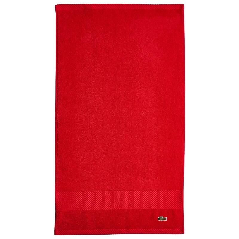 Lacoste Heritage Supima 100% Cotton Bath Towel, Hand Towel, Wash Cloth, and Bath Sheet - Formula 1 - Hand Towel