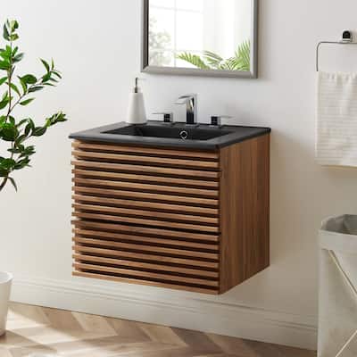 Render 24" Wall-Mount Bathroom Vanity