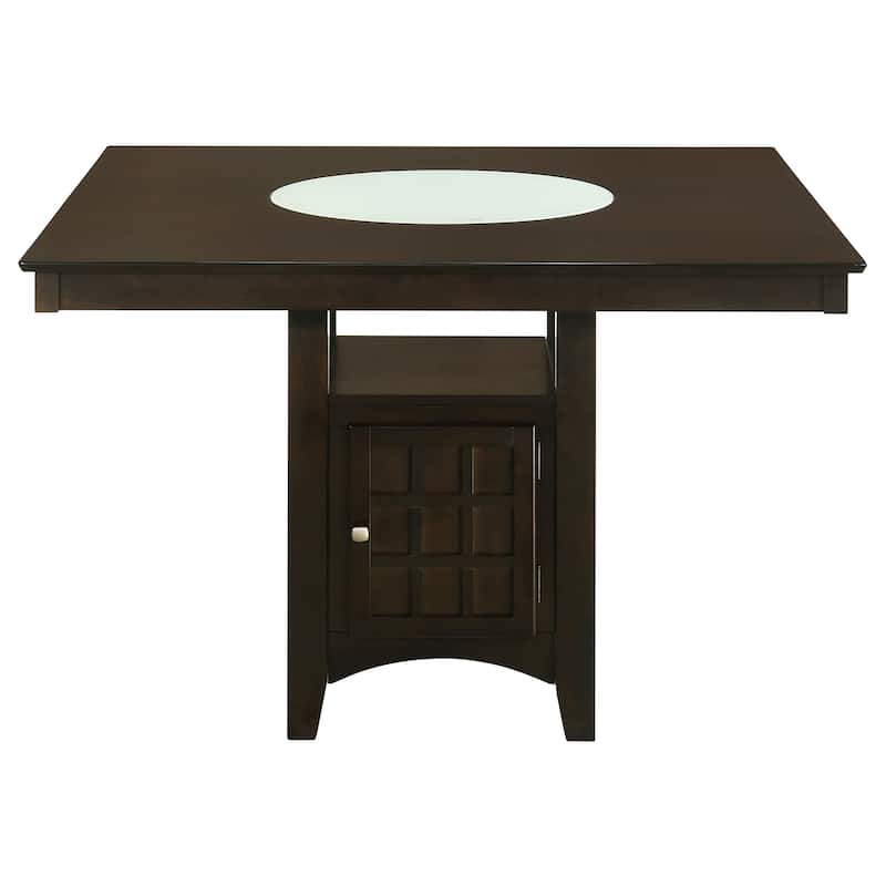 Gabriel Cappuccino Square Counter Height Dining Set