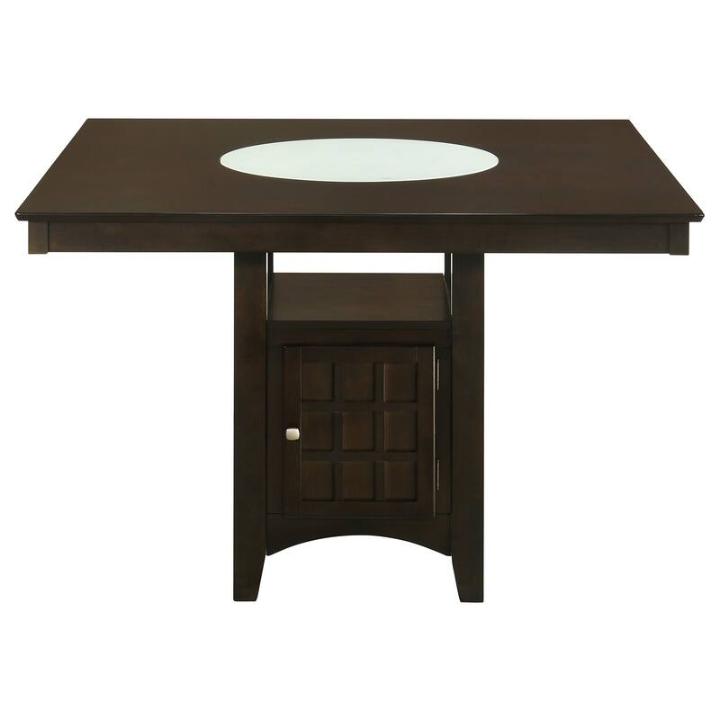Gabriel Cappuccino Square Counter Height Dining Set
