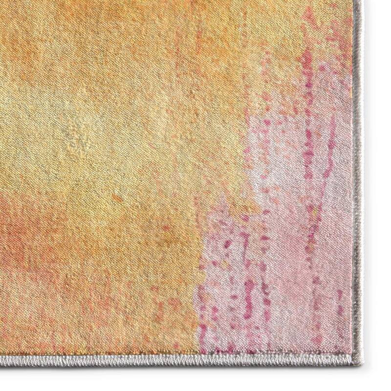 Well Woven Apollo Abstract Ondes Bold Modern Easy Clean Multi Area Rug