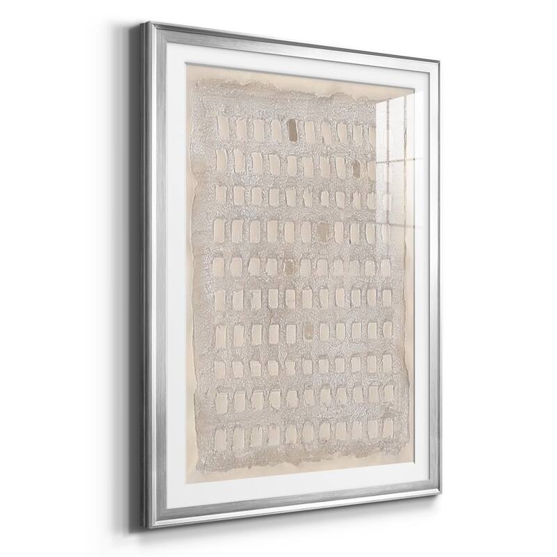 Pearl Punch Card I Premium Framed Print - Ready to Hang