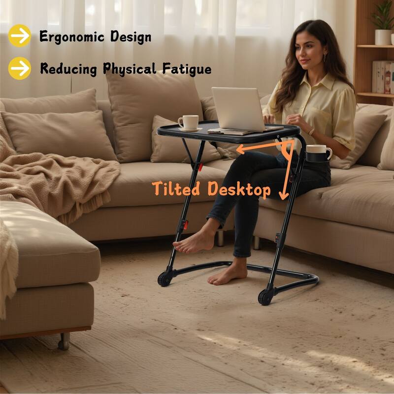 Foldable Table Portable Lightweight Desk for Home, Office, Camping Compact Design & Easy Storage