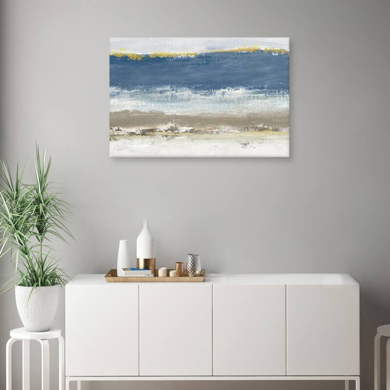Blue Skies by Janet Tava Canvas Art Print
