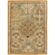 SAFAVIEH Handmade Antiquity Nermine Traditional Oriental Wool Rug - 2' x 3' - Light Blue/Gold