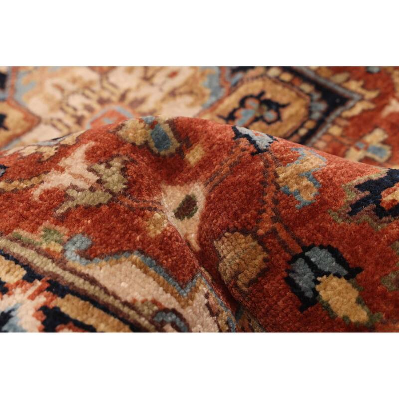 ECARPETGALLERY Hand-knotted Jules Sultane Dark Copper Wool Rug - 2'6 x 9'10