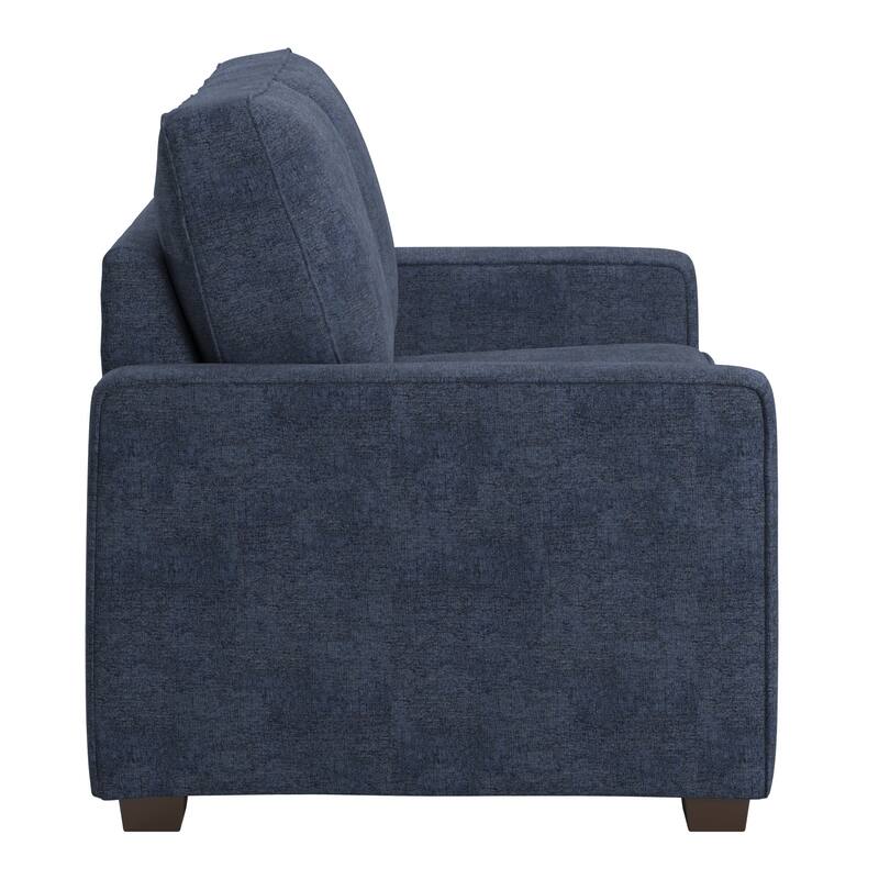 Roros Fabric Upholstered Square Arm Loveseat by iNSPIRE Q Classic
