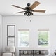 preview thumbnail 13 of 15, 52" The Gray Barn Stormy Grain Farmhouse Aged Bronze LED Ceiling Fan with Remote Control