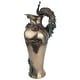 preview thumbnail 5 of 5, Design Toscano Peacock Centerpiece Sculptural Vase - Bronze