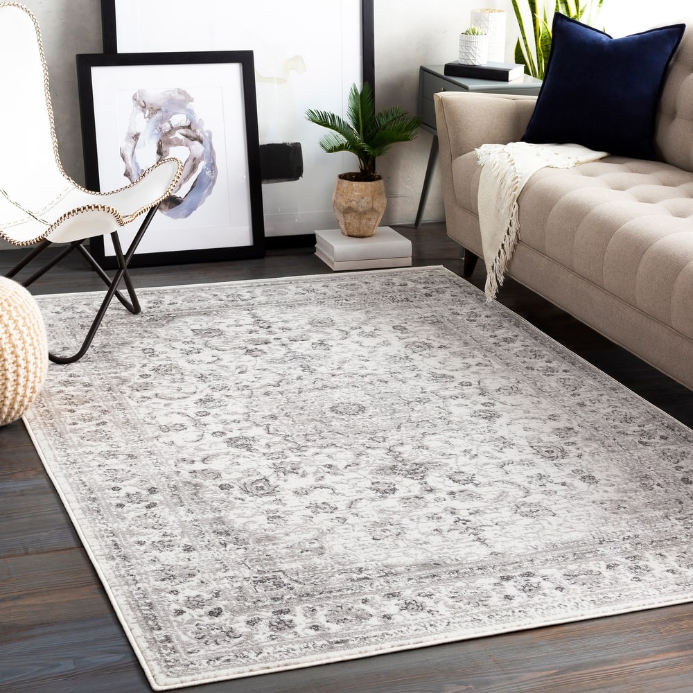 Livabliss Antonie Distressed Updated Traditional Area Rug