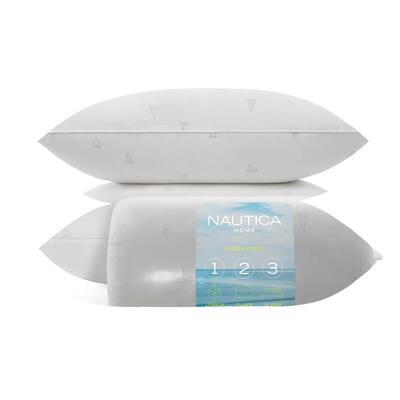 Nautica Home Sleep Max Sailboat Pillow - White