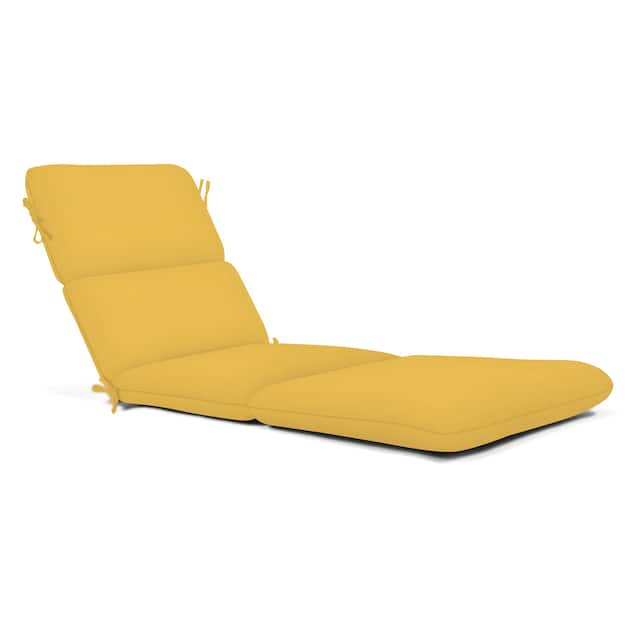 Sunbrella Chaise Lounge Cushion - Spectrum Daffodil