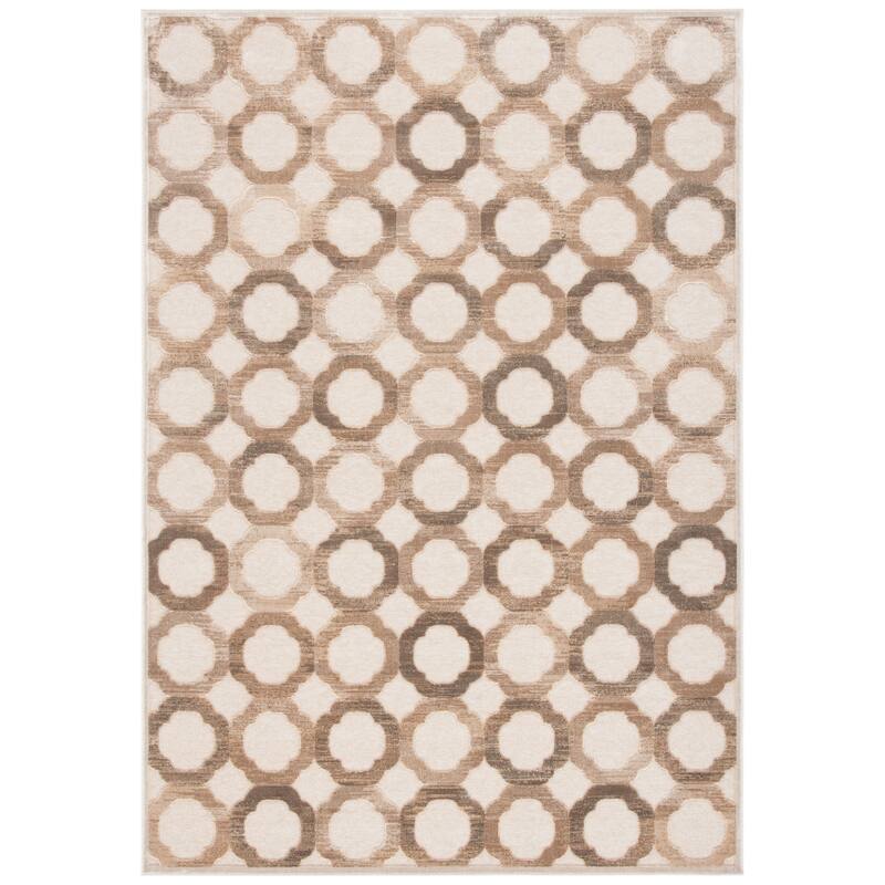 SAFAVIEH Paradise Florine Geometric Viscose Rug - 5'3" x 7'6" - Stone