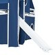 preview thumbnail 31 of 34, Full Loft Bed with Castle Tent & Tower and Solid Wood Frame, 400lb Capacity, Playhouse Design
