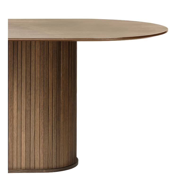 Rye Studio Nicola Mid-Century Modern Pedestal Dining Table