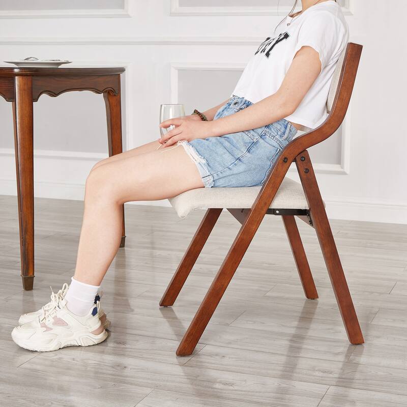 Upholstered folding Dining chair