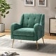 preview thumbnail 1 of 53, Hyperboreüs Upholstery Accent Armchair with Tufted Back by HULALA HOME
