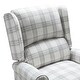 preview thumbnail 29 of 100, Olympus Upholstered Classic Manual Wingback Recliner with Spindle Legs by HULALA HOME