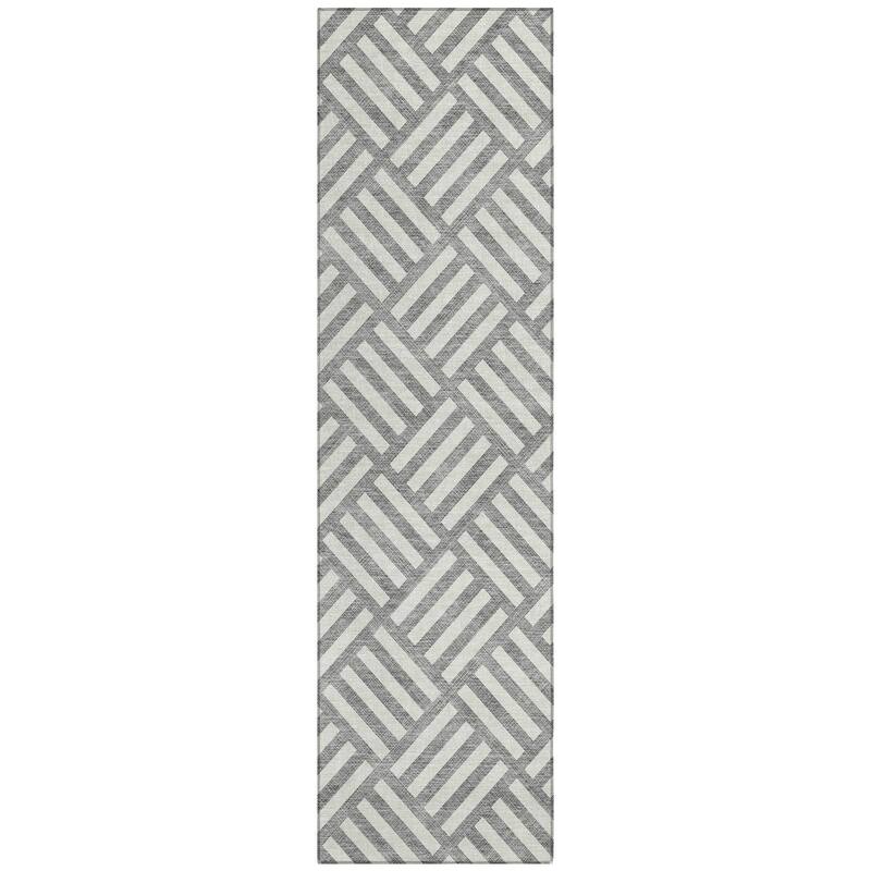Machine Washable Indoor/ Outdoor Chantille Contemporary Geo Rug