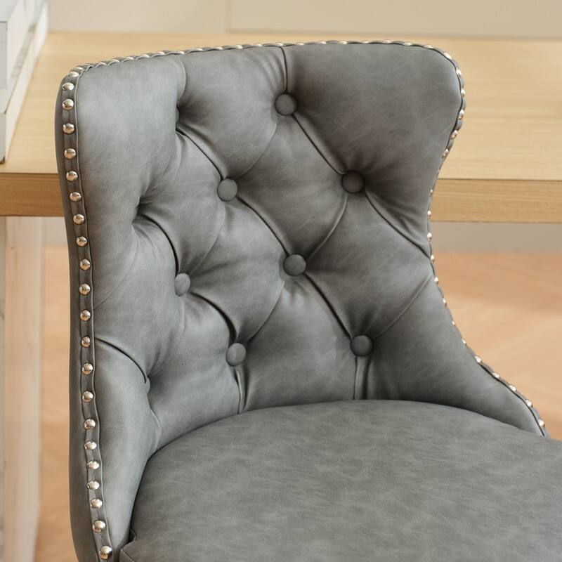 Swivel Foam Barstools Adjusatble Seat Set of 2